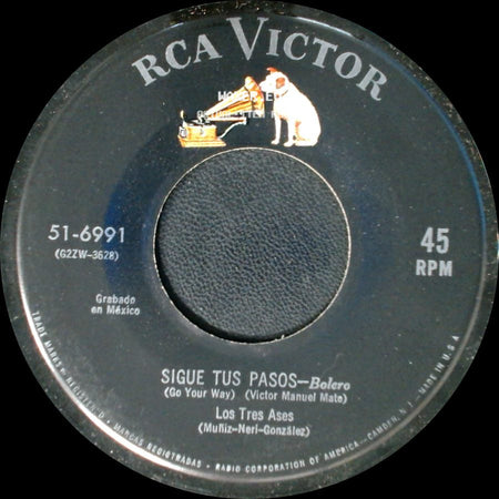 Los Tres Ases - Vanidad - Bolero / Sigue Tus Pasos side B