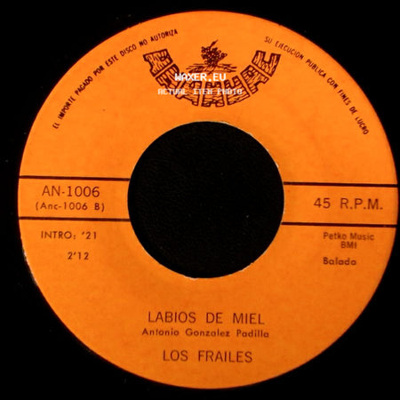 Los Frailes - Labios De Miel / Mares De Pena side A