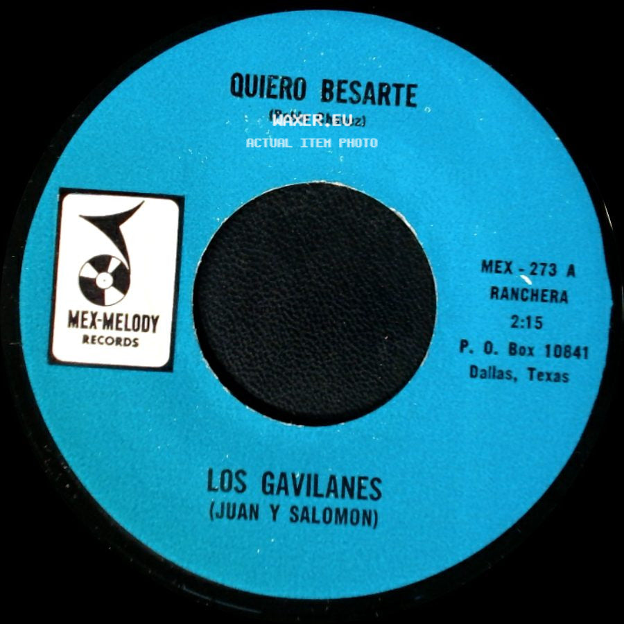 Los Gavilanes - Digamonos Adios / Quiero Besarte side B