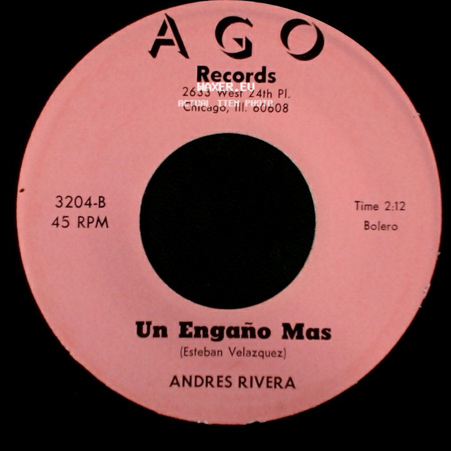 Andres Rivera - Un Engaño Mas / Cuanto Te Quiero side A