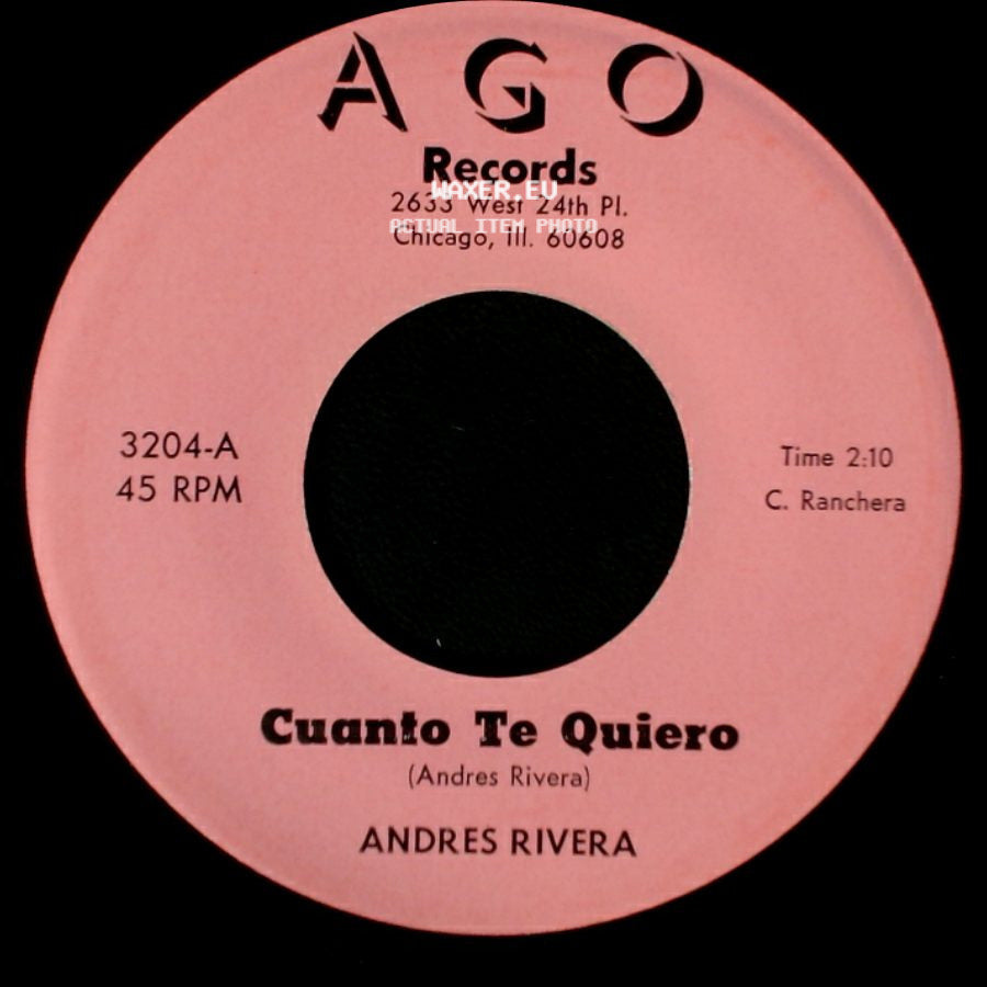 Andres Rivera - Un Engaño Mas / Cuanto Te Quiero side B