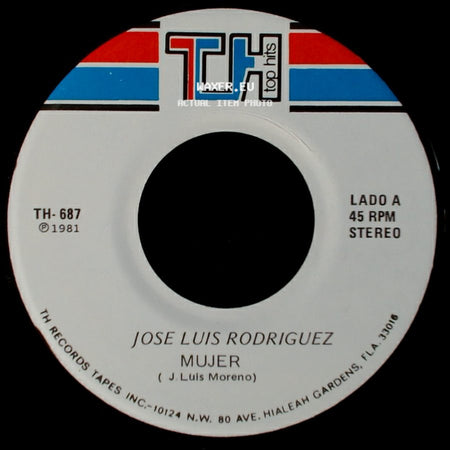 Jose Luis Rodriguez - Mujer / Unidos side A