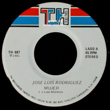 Jose Luis Rodriguez - Mujer / Unidos side A