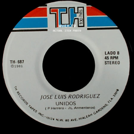 Jose Luis Rodriguez - Mujer / Unidos side B