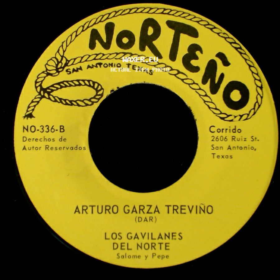 Los Conquistadores / Arturo Garza Treviño - Tragedia En Yuba California (Tragico Fin De 24 Hombres) / Los Gavilanes Del Norte side B