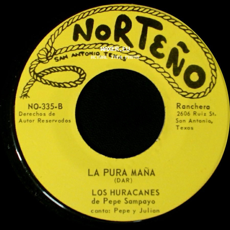 Los Huracanes / Los Huracanes De Pepe Sampayo - Mujeres Debian De Ser / La Pura Maña side B