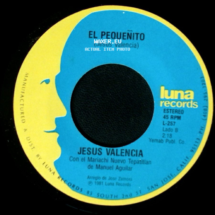 Jesus Valencia - Pajarillo Pajarillo / El Pequeñito side B