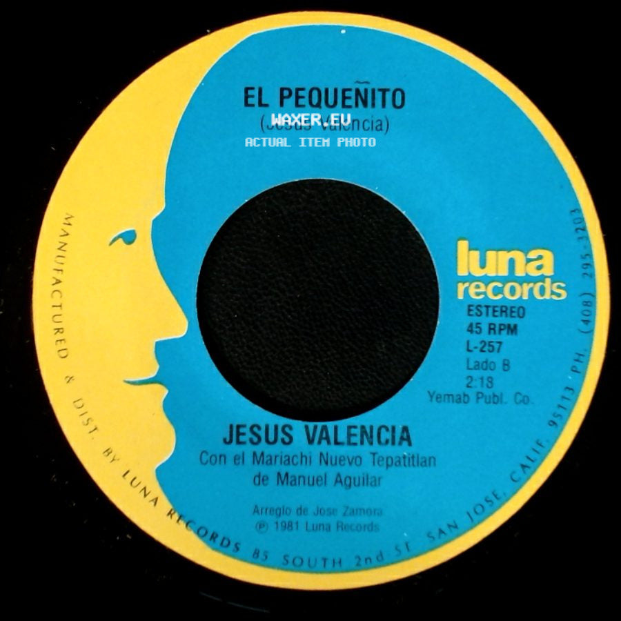 Jesus Valencia - Pajarillo Pajarillo / El Pequeñito side B