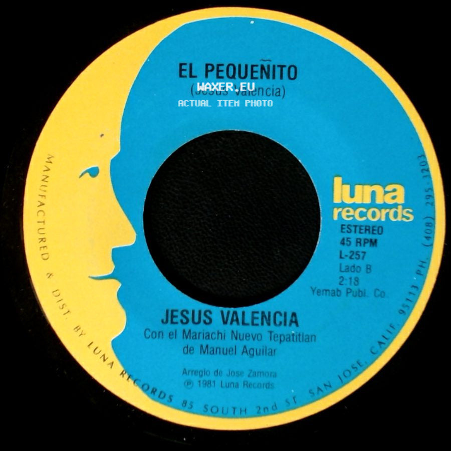 Jesus Valencia - Pajarillo Pajarillo / El Pequeñito side B