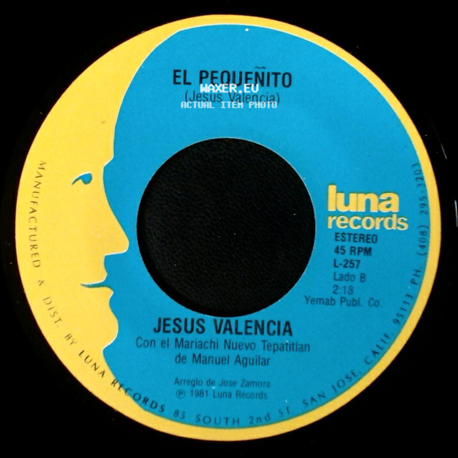 Jesus Valencia - Pajarillo Pajarillo / El Pequeñito side B