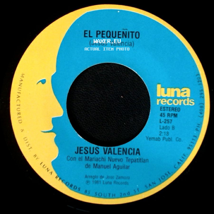 Jesus Valencia - Pajarillo Pajarillo / El Pequeñito side B