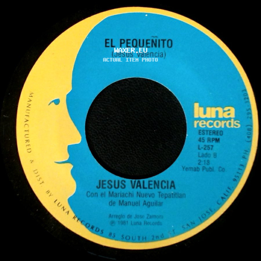 Jesus Valencia - Pajarillo Pajarillo / El Pequeñito side B