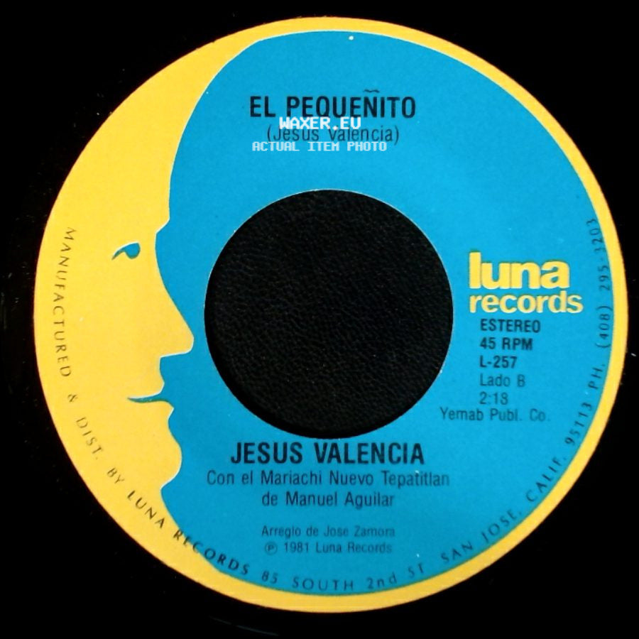 Jesus Valencia - Pajarillo Pajarillo / El Pequeñito side B