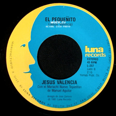Jesus Valencia - Pajarillo Pajarillo / El Pequeñito side B