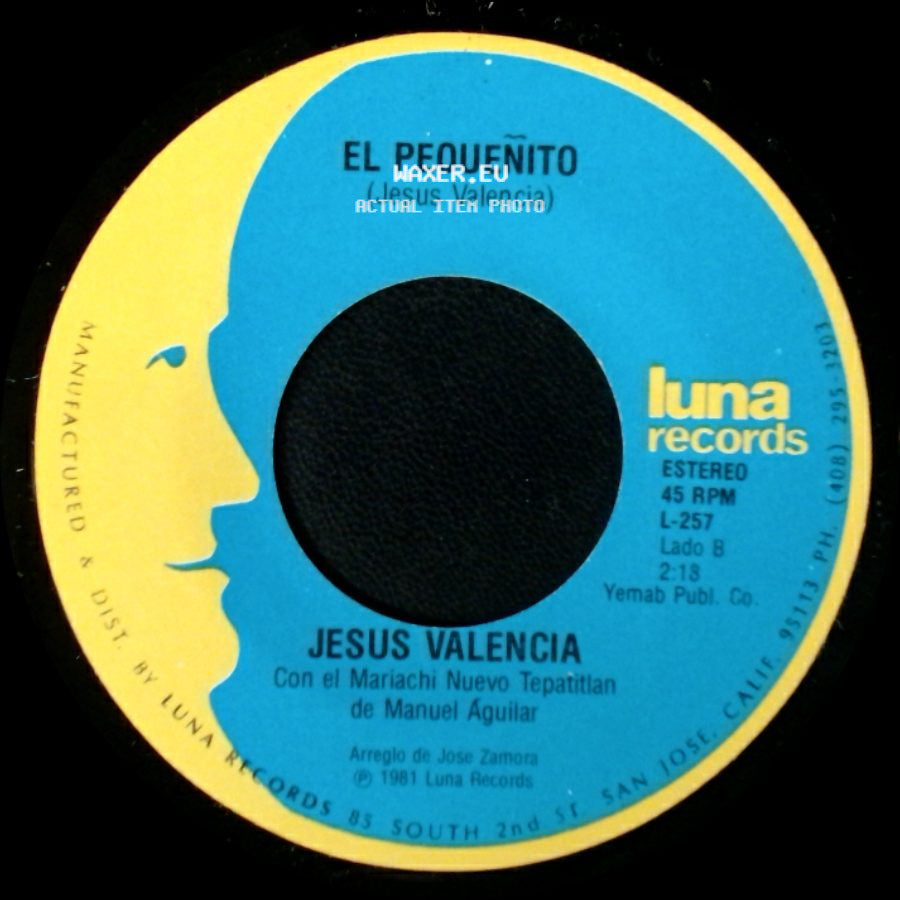 Jesus Valencia - Pajarillo Pajarillo / El Pequeñito side B