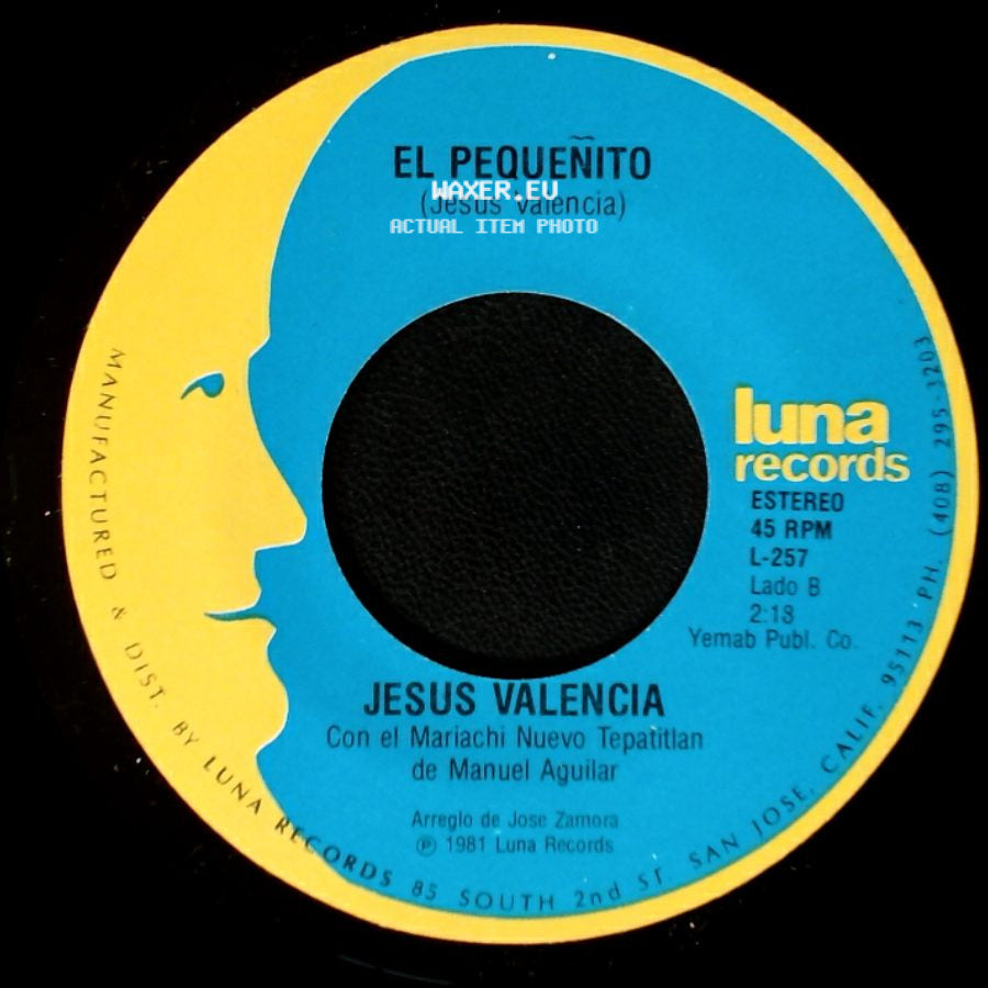 Jesus Valencia - Pajarillo Pajarillo / El Pequeñito side B