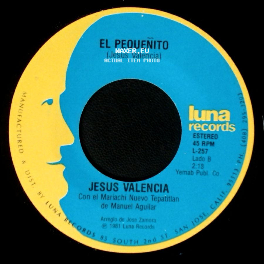 Jesus Valencia - Pajarillo Pajarillo / El Pequeñito side B