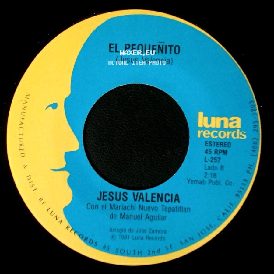 Jesus Valencia - Pajarillo Pajarillo / El Pequeñito side B