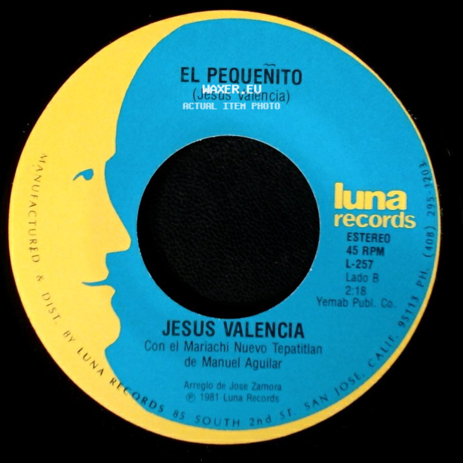 Jesus Valencia - Pajarillo Pajarillo / El Pequeñito side B