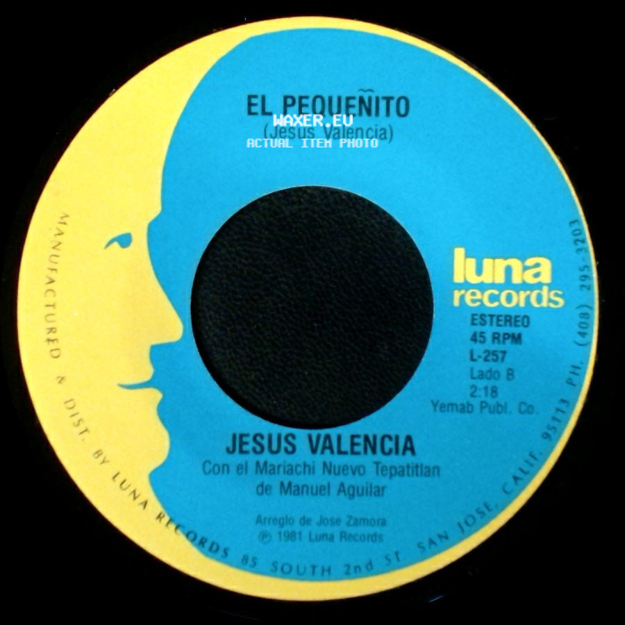 Jesus Valencia - Pajarillo Pajarillo / El Pequeñito side B