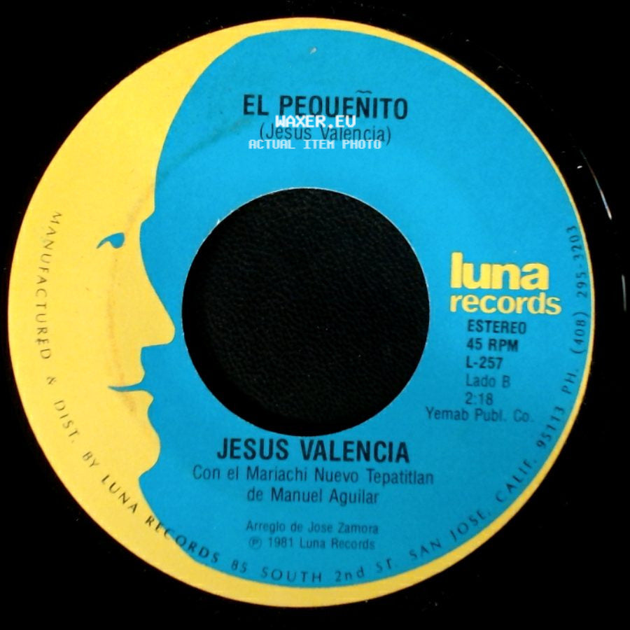 Jesus Valencia - Pajarillo Pajarillo / El Pequeñito side B