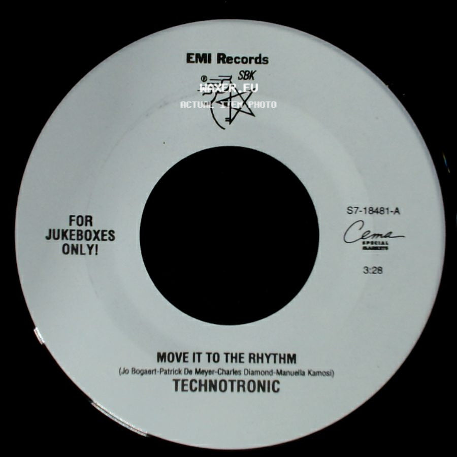 Technotronic - Move It To The Rhythm / Recall side A