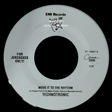 Technotronic - Move It To The Rhythm / Recall side A