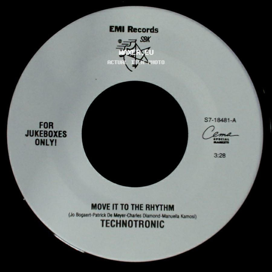 Technotronic - Recall / Move It To The Rhythm side B