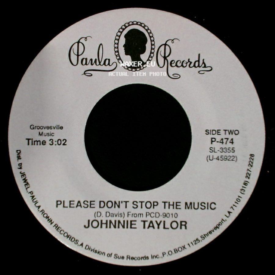 Johnnie Taylor - Bittersweet Love / Please Don't Stop The Music side B