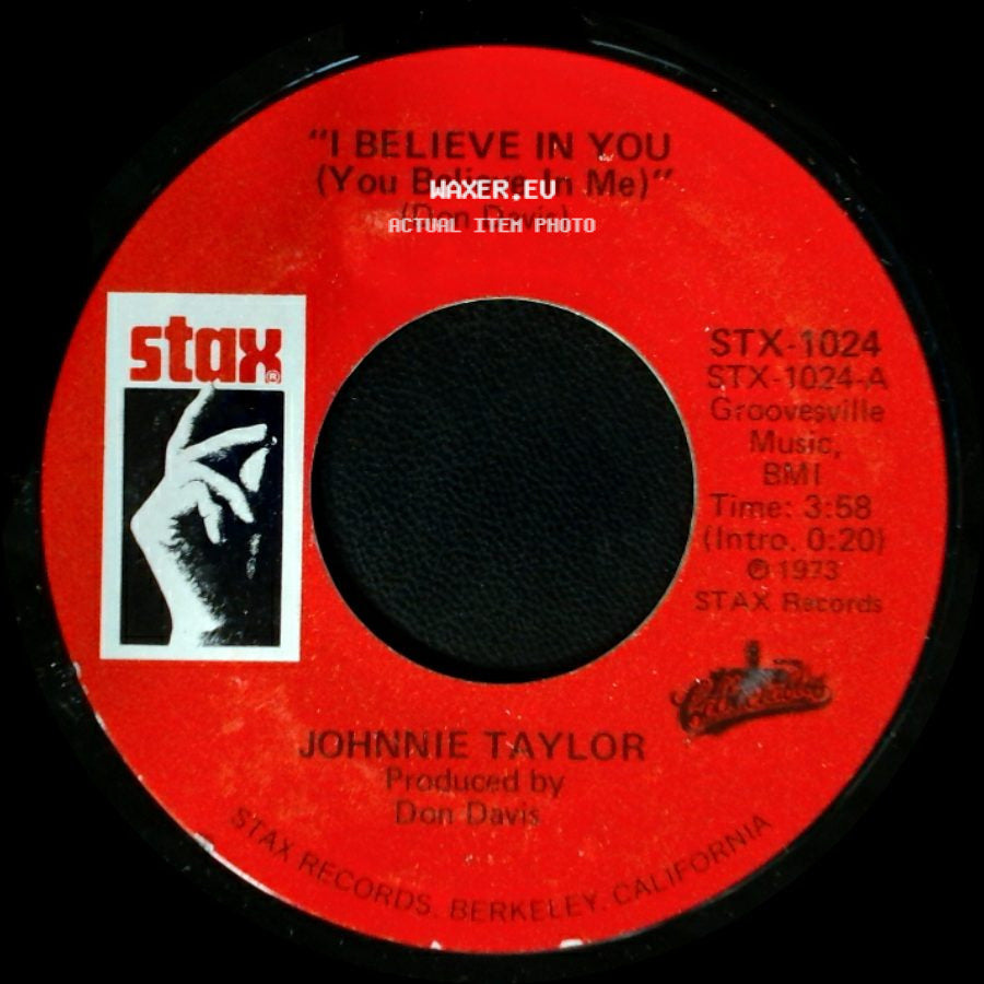 Johnnie Taylor - Stop Doggin' Me / I Believe In You (You Believe In Me) side B
