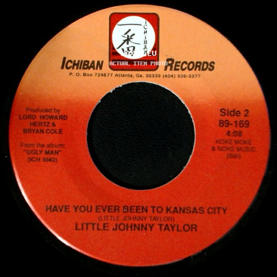 Little Johnny Taylor - Ugly Man / Have You Ever Been To Kansas City side B