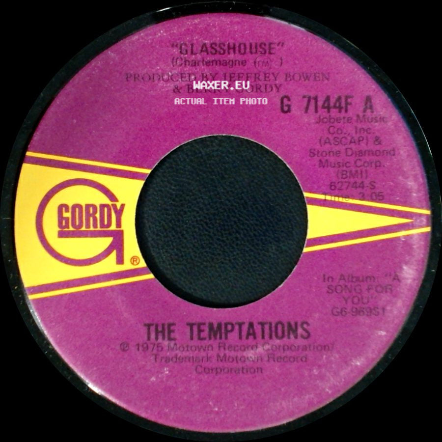 The Temptations - The Prophet / Glasshouse side B