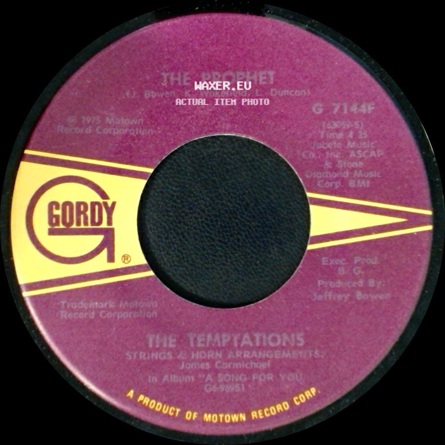 The Temptations - The Prophet / Glasshouse side A