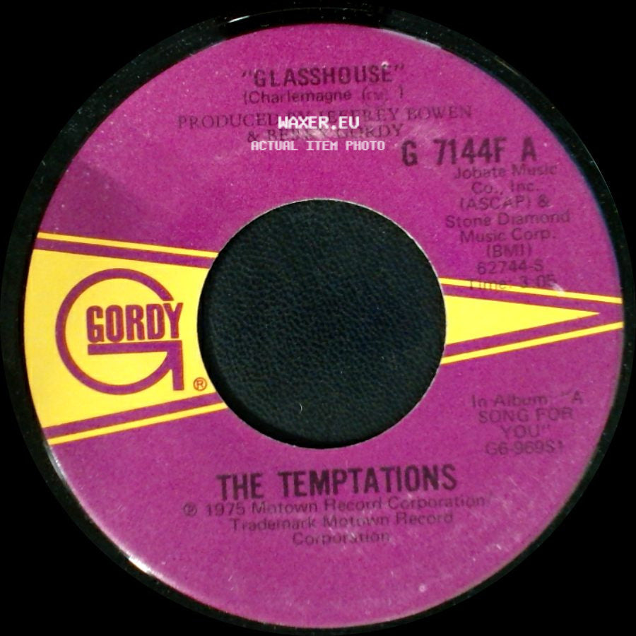The Temptations - The Prophet / Glasshouse side B