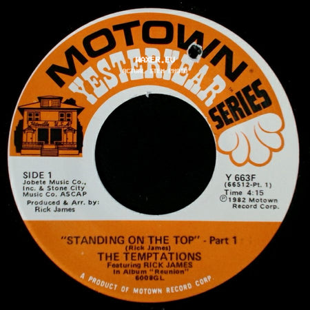 The Temptations - Standing On The Top - Part 1 / I've Never Been To Me side A