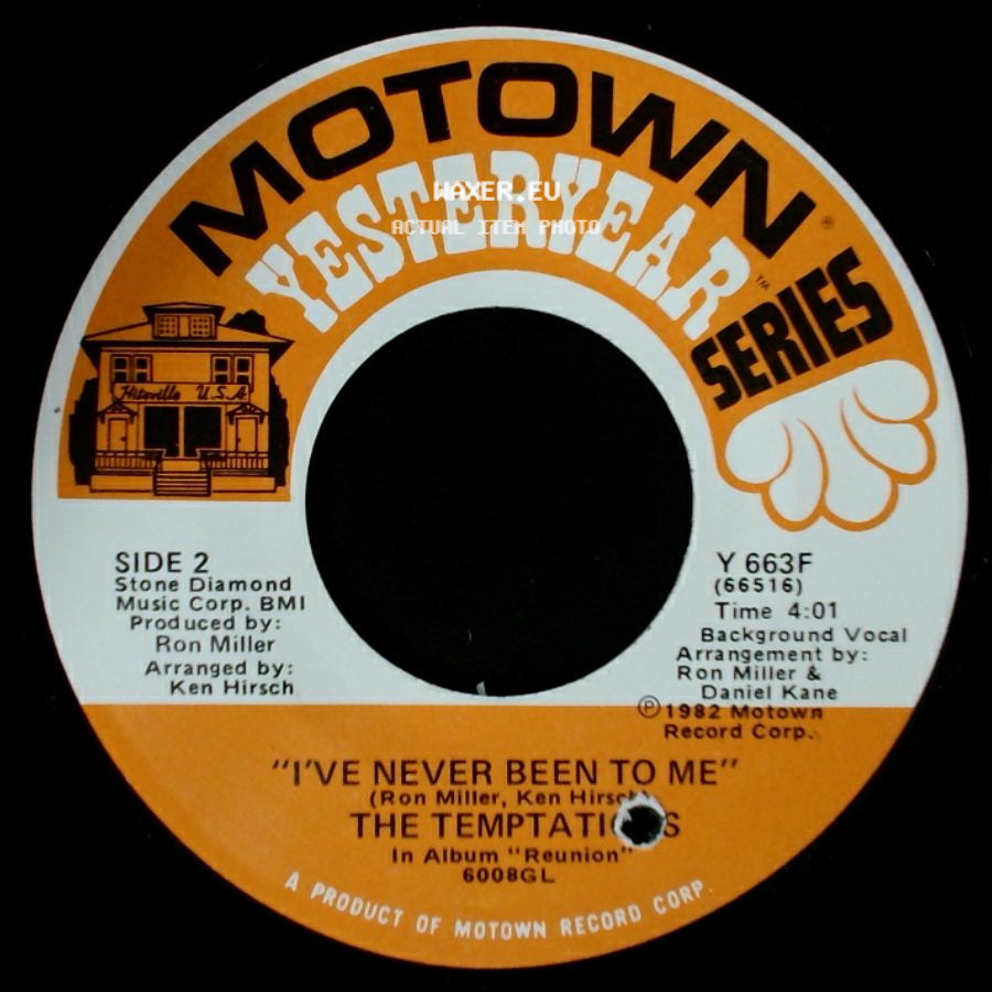The Temptations - Standing On The Top - Part 1 / I've Never Been To Me side B