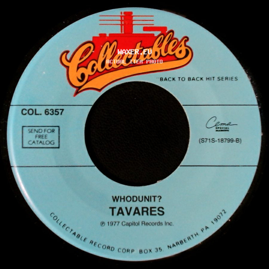 Tavares - Whodunit? / Remember What I Told You To Forget side A