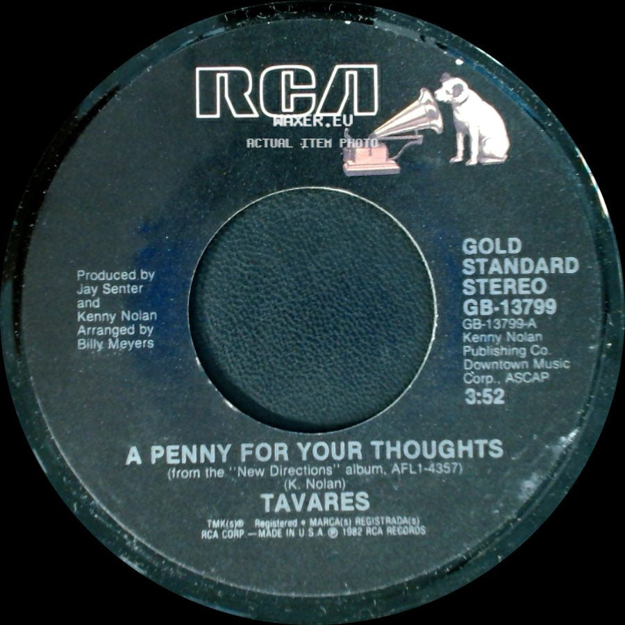 Tavares - Got To Find My Way Back To You / A Penny For Your Thoughts side B