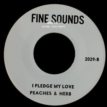 Peaches & Herb / The Crystals - I Pledge My Love / There's No Other Like My Baby side A