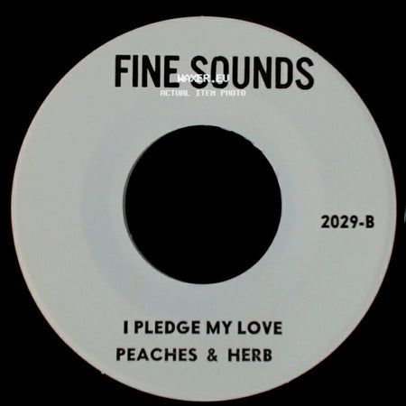 Peaches & Herb / The Crystals - I Pledge My Love / There's No Other Like My Baby side A