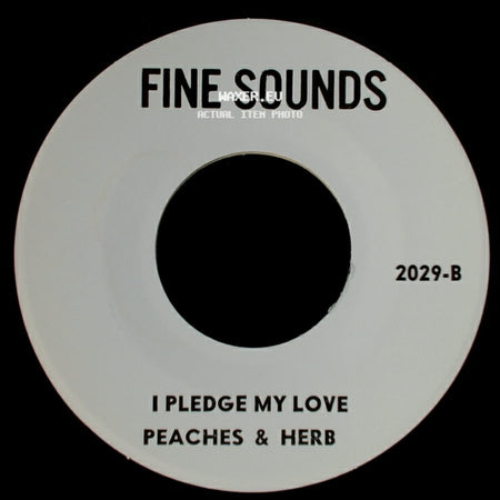 Peaches & Herb / The Crystals - I Pledge My Love / There's No Other Like My Baby side A