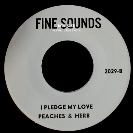 The Crystals / Peaches & Herb - There's No Other Like My Baby / I Pledge My Love side B
