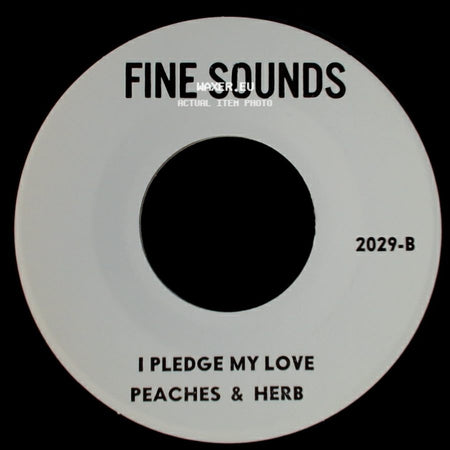 The Crystals / Peaches & Herb - There's No Other Like My Baby / I Pledge My Love side B