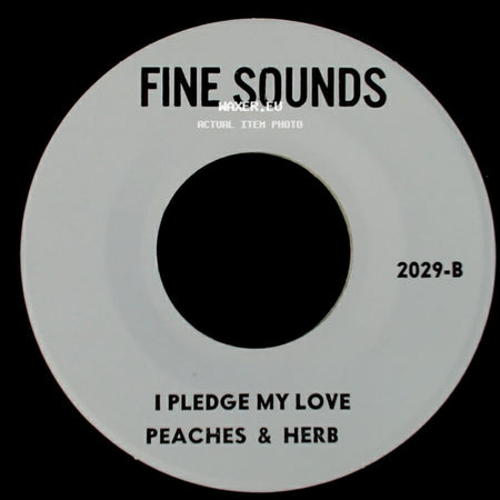The Crystals / Peaches & Herb - There's No Other Like My Baby / I Pledge My Love side B