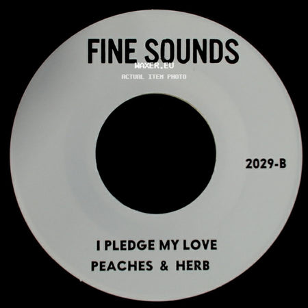 The Crystals / Peaches & Herb - There's No Other Like My Baby / I Pledge My Love side B