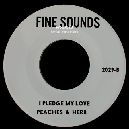 The Crystals / Peaches & Herb - There's No Other Like My Baby / I Pledge My Love side B