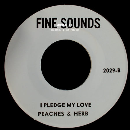 The Crystals / Peaches & Herb - There's No Other Like My Baby / I Pledge My Love side B