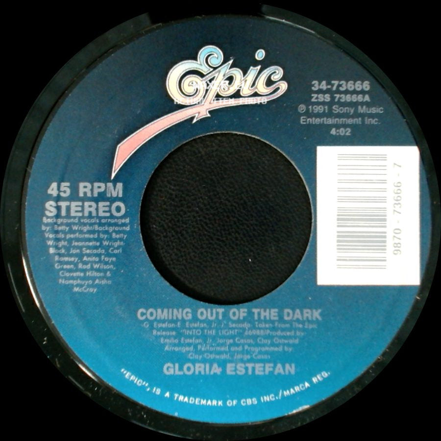 Gloria Estefan - Desde La Oscuridad (Coming Out Of The Dark - Spanish Version) / Coming Out Of The Dark side B