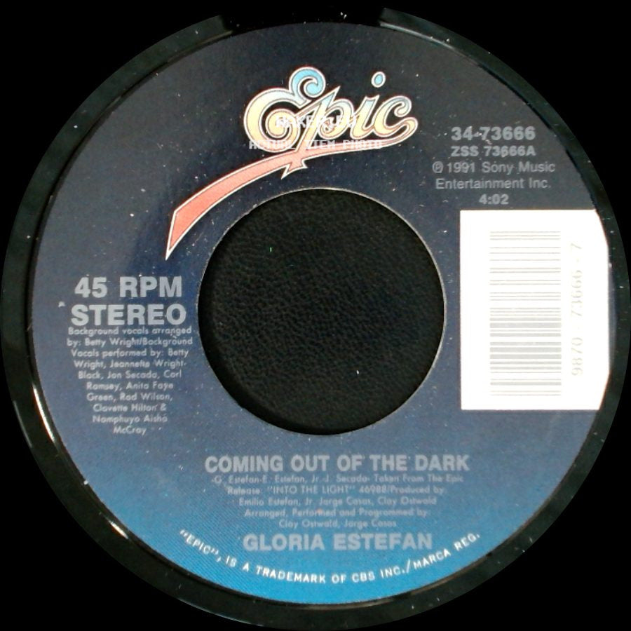 Gloria Estefan - Coming Out Of The Dark / Desde La Oscuridad (Coming Out Of The Dark - Spanish Version) side A