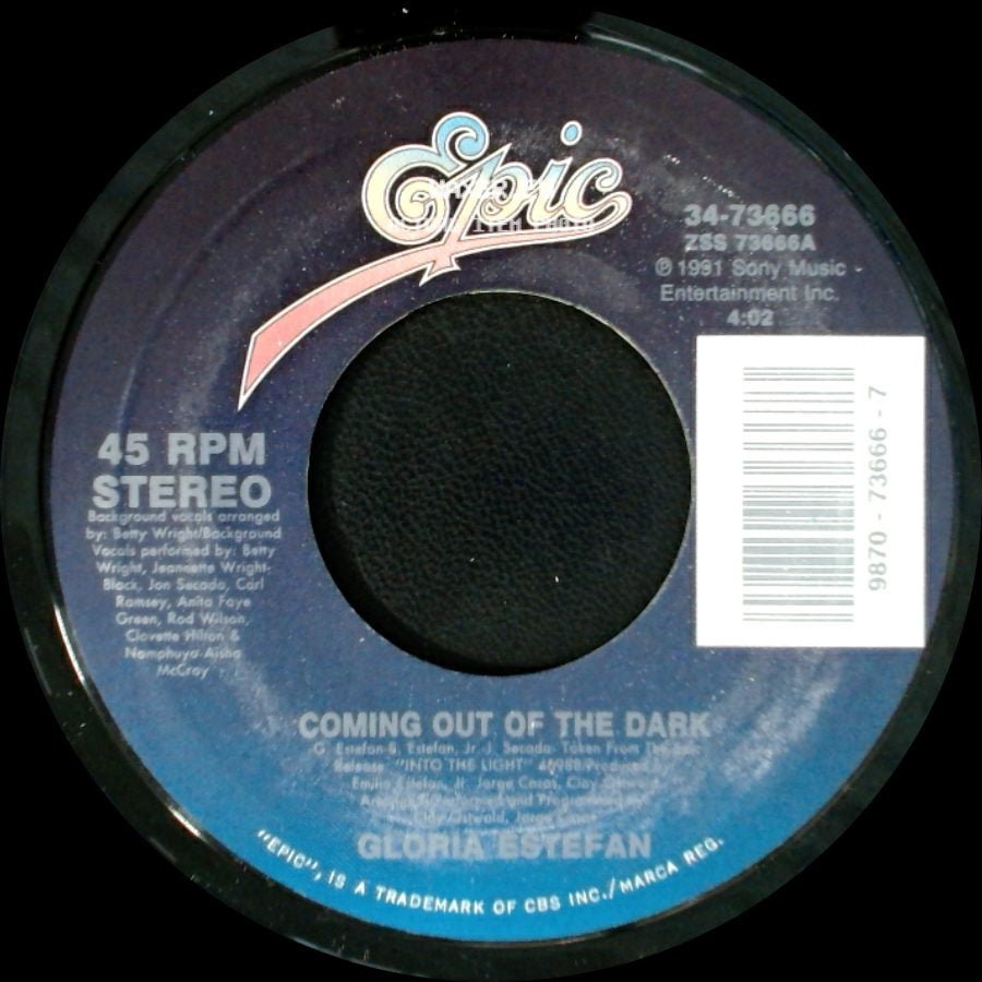 Gloria Estefan - Coming Out Of The Dark / Desde La Oscuridad (Coming Out Of The Dark - Spanish Version) side A